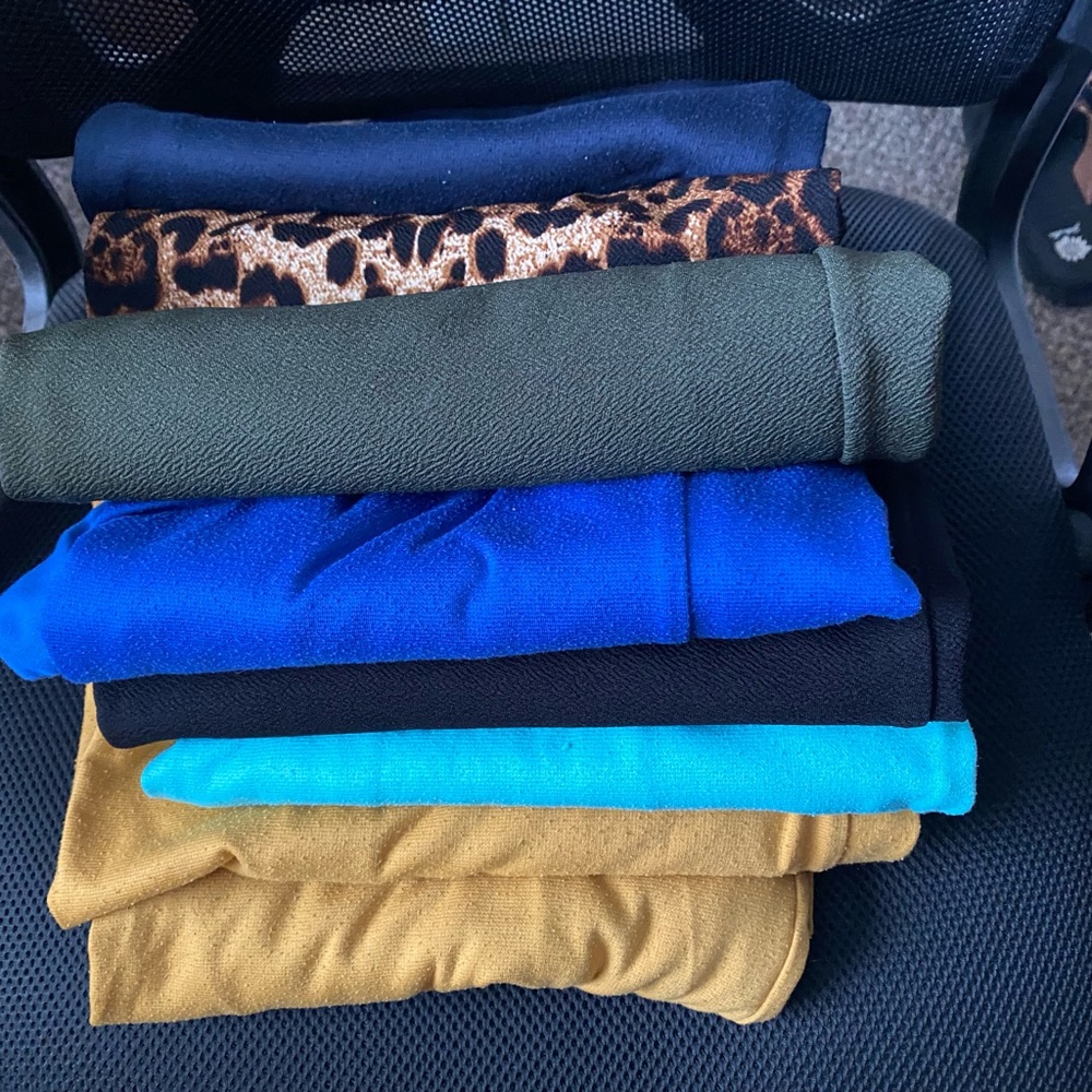 8 Large Size pencil midi skirts